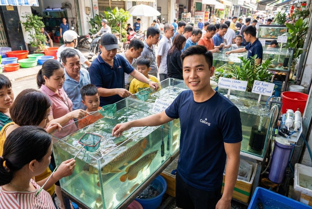 Đặc điểm và cách chăm sóc Kim Long Quá Bối 24K 9999 8 Quy trình đóng gói và giao cá rồng tận nơi chuyên nghiệp của đơn vị TraiCaRong
